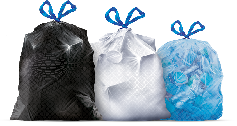 Hefty clear recycling bags hot sale